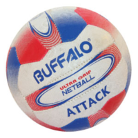 BUFFALO SPORTS ATTACK NETBALL - SIZES 4 / 5 - ULTRA GRIP