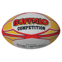 BUFFALO SPORTS COMPETITION RUGBY UNION BALL - SIZE 5 (RUG076)