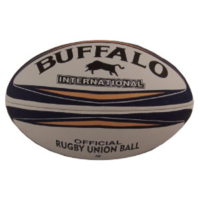 BUFFALO SPORTS INTERNATIONAL RUGBY UNION BALL - SIZE 5 (RUG016)