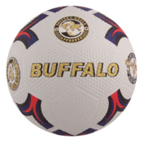 BUFFALO SPORTS RUBBER DIMPLE SOCCER BALL - SIZES 3 / 4 / 5