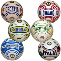 BUFFALO SPORTS LAMINATED COUNTRY DESIGN SOCCER BALL - SIZE 5 - MULTIPLE COUNTRYS