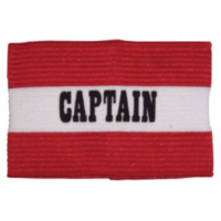 BUFFALO SPORTS CAPTAINS ARM BAND - RED / WHITE (SOC050)