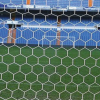 BUFFALO SPORTS INTERNATIONAL SOCCER/FOOTBALL NET - 7.5M X 2M - 6MM POLY (SOC201)