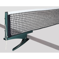 DHS REGULATION CLIP ON TABLE TENNIS POST AND NET SET - COTTON NET (TAB110)