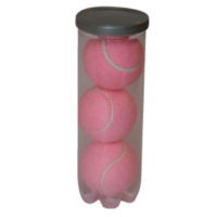 BUFFALO SPORTS PINK TENNIS BALLS - CAN OF 3 BALLS (TENN057)