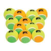 BUFFALO SPORTS LOW COMPRESSION JUNIOR COACH TENNIS BALLS - 1 DOZEN (TENN058x12)
