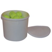 BUFFALO SPORTS TENNIS BALLS WITH HEAVY DUTY PLASTIC BUCKET - 3 DOZEN (TENN103)