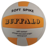 BUFFALO SPORTS SOFT SPIKE VOLLEYBALL - OFFICIAL SIZE & WEIGHT (VOLL029)