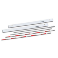 BUFFALO SPORTS VOLLEYBALL NET ANTENNAE SET - PAIR - FIBREGLASS (VOLL022)