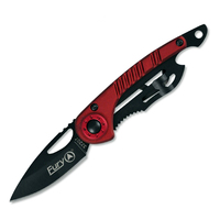 Fury Nexus Red Carbon Steel Pocket Knife 89mm Closed Length (32207) 