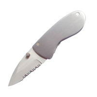 Fury Stainless Steel Serrated Pocket Knife 70mm Closed Length (32253)