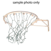 BUFFALO SPORTS CHAIN BASKETBALL HOOP NET - DURABLE IN ALL CONDITIONS (BASK044)