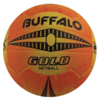 BUFFALO SPORTS CELLULAR RUBBER NETBALL - SIZE 4 - MULTIPLE COLOURS (NET012)