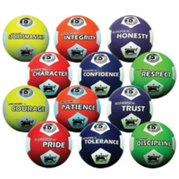 BUFFALO SPORTS SET 1 & 2 PREMIUM RUBBER SOCCER BALLS - 12 BALLS (CORVALSET6)