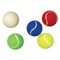 BUFFALO SPORTS COLOURED BALLS IN A BUCKET - 3 DOZEN - MULTIPLE COLOURS (TENN031)