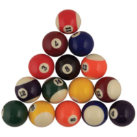 BUFFALO SPORTS KELLY POOL BALL SET - POOL BILLIARDS SNOOKER (FUN089)