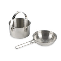 TATONKA SCOUT SAUCEPAN - 1 LITRE CAPACITY - STAINLESS STEEL (TAT 4001)