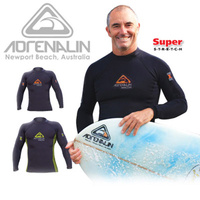 ADRENALIN NEOPRENE LONG SLEEVE MENS HOT TOP - SUPER SOFT MINI-PLUSH LINING