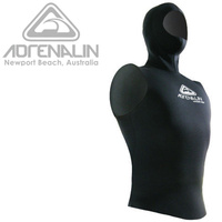 ADRENALIN HOODED VEST 2MM MENS WETSUIT - UNDERGARMENT FOR COLD WATER DIVING