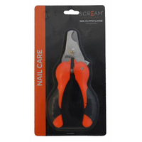 Scream Nail Clipper for Cats & Dogs Loud Orange Large