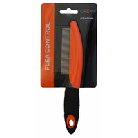 Scream Flea Control Comb Grooming Tool for Dogs Loud Orange