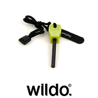 WILDO FIRE FLASH STEEL & STRIKER MAGNESIUM TYPE FIRE STARTER - CAMPING HIKING