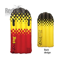 REDBACK BLITZ JUNIOR INFLATABLE SURFMAT BODYBOARD - FABRIC TOP - TWIN HANDLES