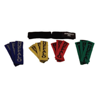 BUFFALO SPORTS TOUCH RUGBY TAG BELTS - 10 PACK - MULTIPLE COLOURS