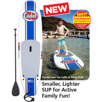 REDBACK CADET KIDS 8 FOOT JUNIOR STAND UP PADDLE BOARD + PADDLE & LEG ROPE