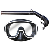 NEW LAND & SEA LAGOON KIDS MASK & SNORKEL SET - BLACK SKIRT EDITION