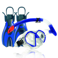 NEW LAND & SEA PORPOISE KIDS OR ADULT MASK, SNORKEL & FINS SET + FREE BAG