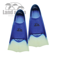 NEW LAND & SEA SILICONE TRAINING FINS - SUPER SOFT SHORT BLADE