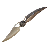 Fury Indian War Bonnet Feather Pocket Knife 120mm Closed Length (36685)