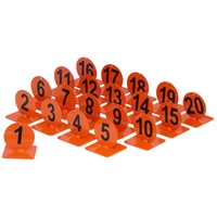 HART FIELD MARKER SET - METAL UPRIGHT 9CM DISCS - SET OF 20 (2-513)