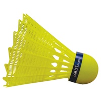 HART NEON BADMINTON SHUTTLECOCK - 6 PACK - DURABLE NYLON SKIRT (3-121)