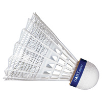 HART SMASH BADMINTON SHUTTLECOCKS - 6 PACK - DURABLE NYLON SKIRT (3-122)