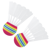 HART BADMINTON SHUTTLE BALL - 6 PACK - DURABLE PLASTIC & RUBBER (16-163-Ax3)