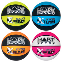 HART NEON BASKETBALL - HIGH QUALITY RUBBER & NYLON BASKETBALL - SIZE 7