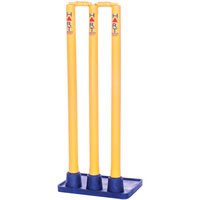 HART FLEXI BASE CRICKET STUMP SET - HEAVY DUTY RUBBER BASE (7-690)