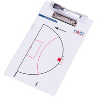 HART AFL COACHING CLIPBOARD - FULL FIELD ON ONE SIDE HALF FIELD ON OTHER (38-330)