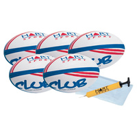 HART CLUB RUGBY LEAGUE PACK - THREE PLY SYNTHETIC COVER CLUB BALLS
