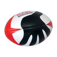 HART RUGBY COACHING BALL - SHOWS CORRECT HAND POSITION FOR PASSING (9-151)