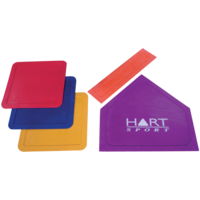 HART COLOUR BASE SET - FIVE COLOUR RUBBER BASES FOR SETTING UP A DIAMOND (5-975)