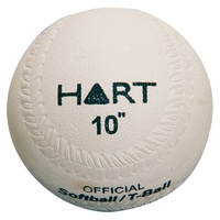 HART RUBBER BALL - WATERPROOF RUBBER COVER WITH RUBBER SPONGE CORE (5-512-10)