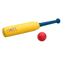 HART FOAM SOFTBALL SET - LIGHTWEIGHT DENSE FOAM BAT AND BALL (33-506)