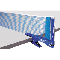 HART PREMIUM TABLE TENNIS NET AND POST SET - CLAMP STYLE SET (21-301)