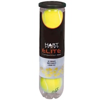 HART ELITE TENNIS BALLS - CAN OF 4 BALLS - A GRADE HIGH PERFORMANCE (19-207)