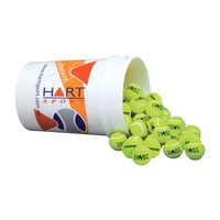 HART BUCKET OF COACHING TENNIS BALLS - BUCKET OF 100 BALLS - QUALITY (19-214)