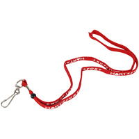 HART 10 PACK RED LANYARD - 10MM BOOTLACE LANYARD (22-108x10)