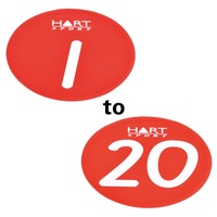 HART NUMBERED DISCS - GREAT FOR TEACHERS, COACHES AND PERSONAL TRAINERS (6-635)